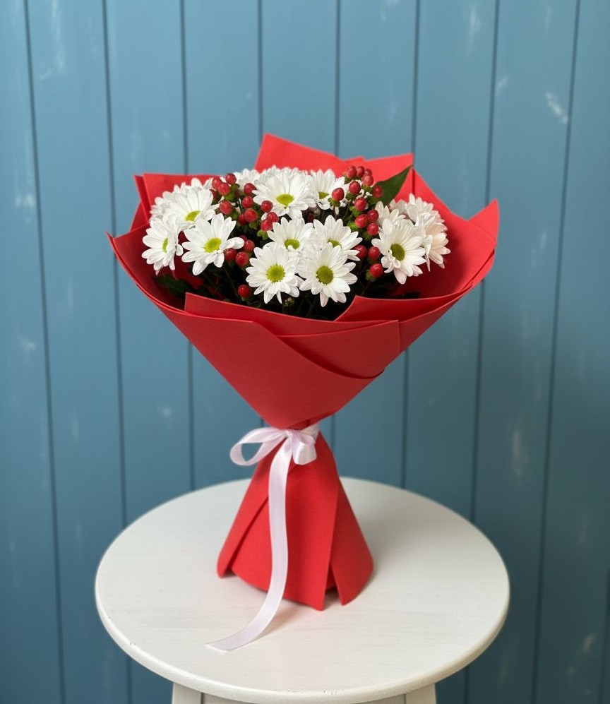 Букет цветов из: Хризантемы в Старо-Щедринской