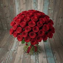 Букет 55 Красных роз Фридом #REPLACE_PRED# Старо-Щедринской