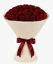 Букет 101 Бордовая роза Блэк Бакарра в Старо-Щедринской