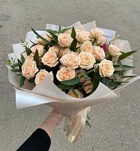 Букет Кремовые розы Латте в Старо-Щедринской