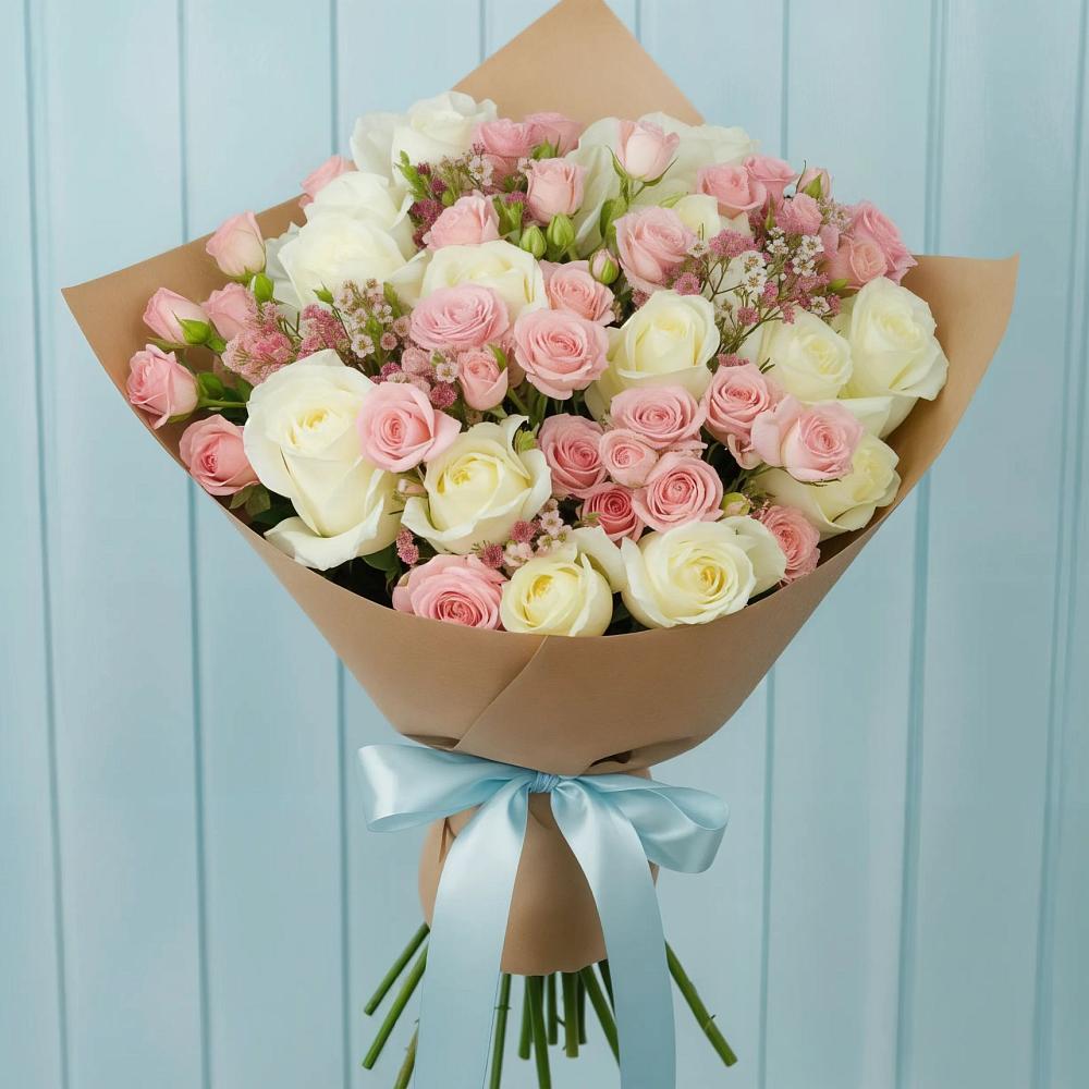 Букет цветов из: Розы в Старо-Щедринской