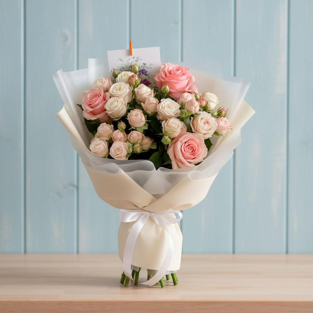 Букет цветов из: Розы в Старо-Щедринской