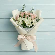 Букет цветов из:  Альстромерии в Старо-Щедринской