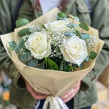 Букет Нежные грёзы в Старо-Щедринской Букет цветов из: Розы в Старо-Щедринской