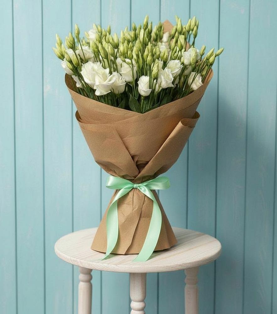 Букет цветов из: Лизиантусы в Старо-Щедринской