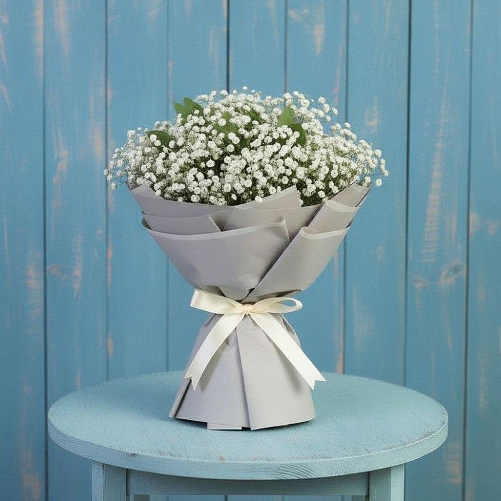 Букет цветов из: Гипсофила в Старо-Щедринской