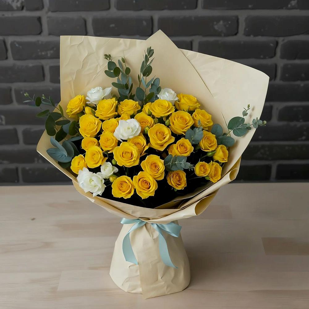 Букет цветов из: Розы в Старо-Щедринской