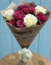 Букет цветов из:  Розы в Старо-Щедринской