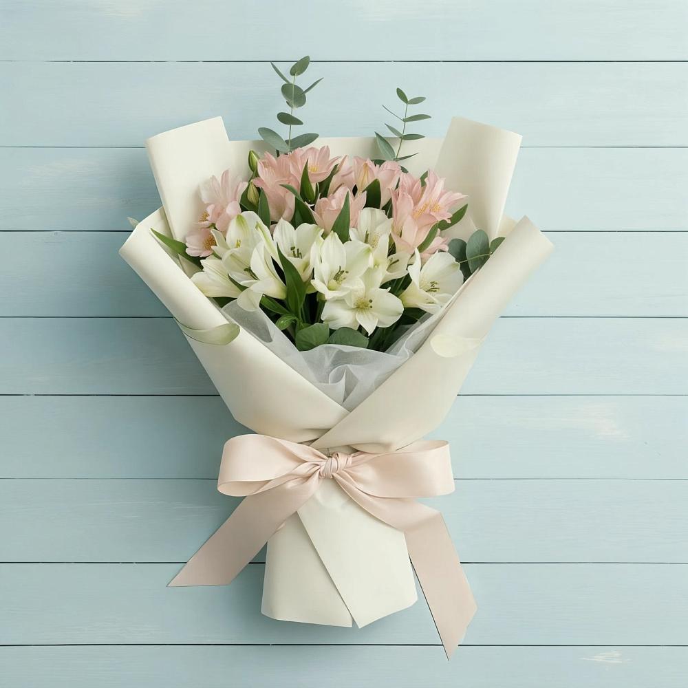 Букет цветов из: Альстромерии в Старо-Щедринской