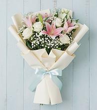 Букет цветов из:  Лилии в Старо-Щедринской