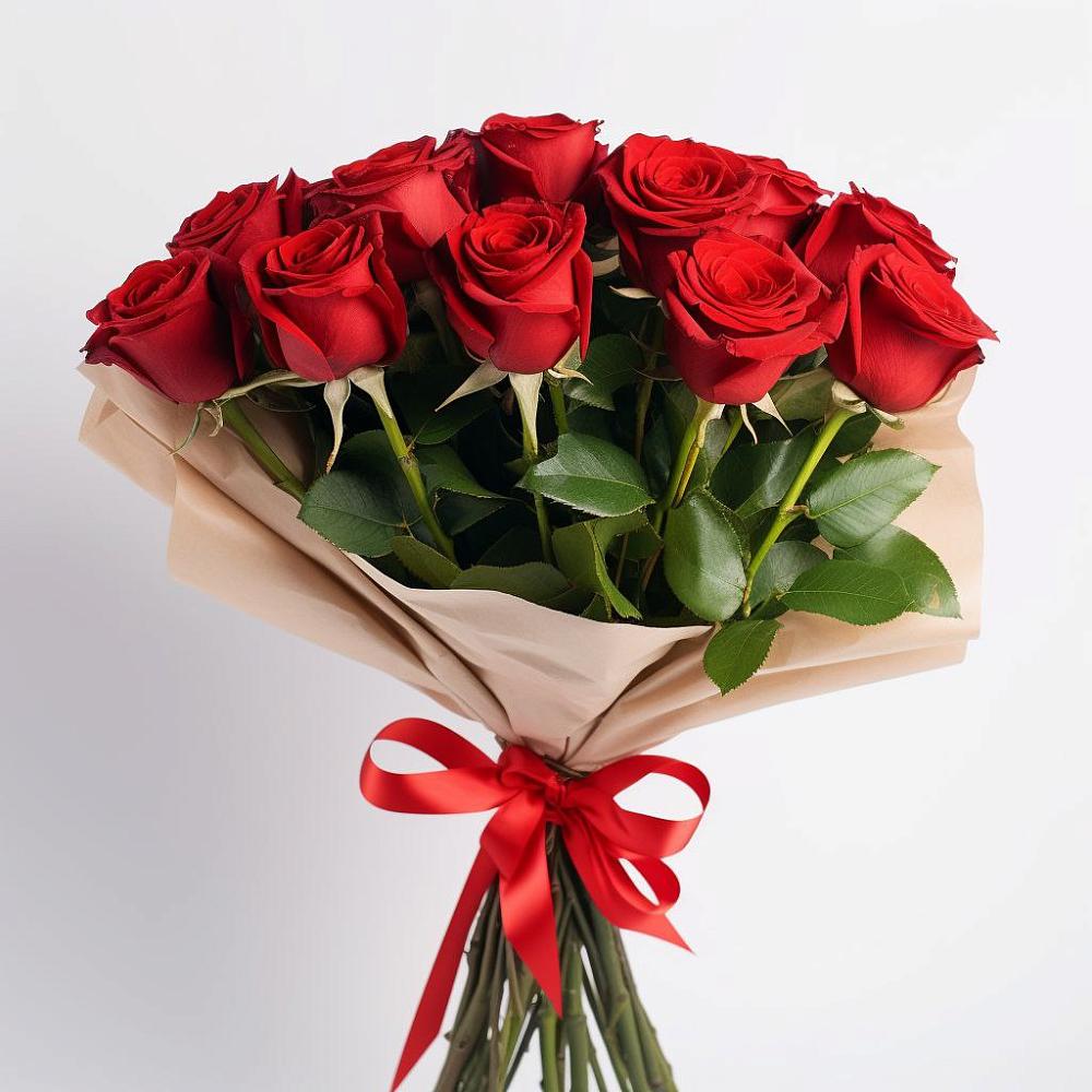 Букет 11 Красных роз Эдлесс Лав в Старо-Щедринской
